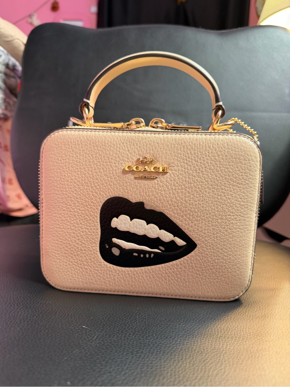 COACH Leather Satchel collaborated with Tom Wesselmann HTF ITEM FINAL PRICE - Picture 13 of 13
